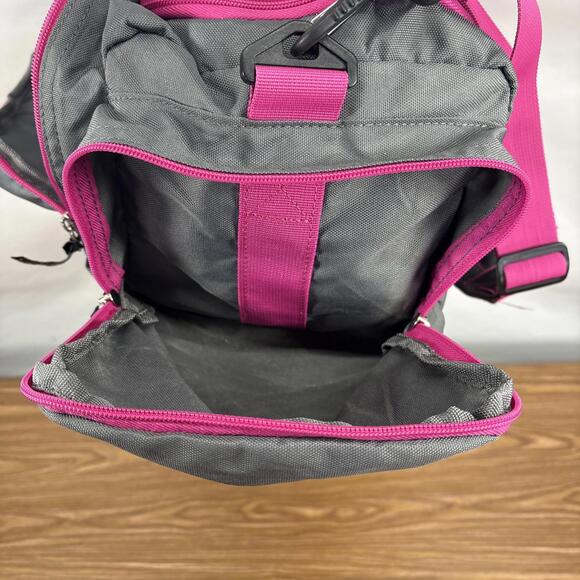 Cabela's 15" Duffle Bag Pink / Gray  Carry On Duffel 15x8x6" Hunting Hiking - Picture 7 of 9
